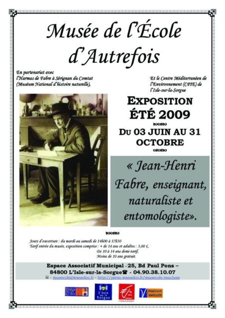 Été 209 - exposition : Jean-Henri Fabre