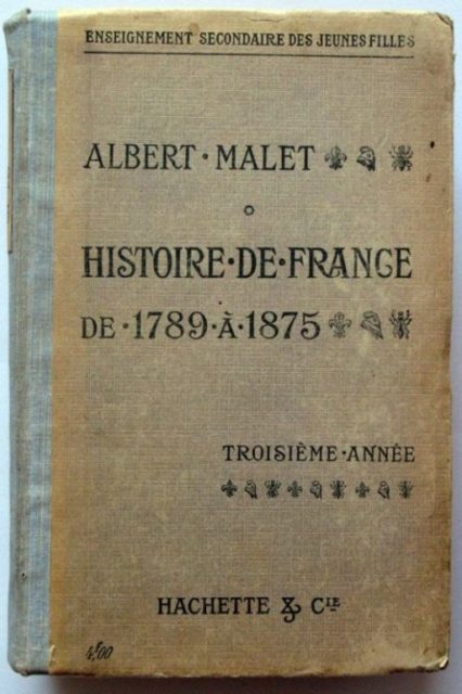 Livre d'école : Histoire de France - 1789 à 1875