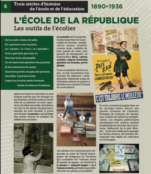 3 siècles d'histoire de l'école et de l'éducation - 6