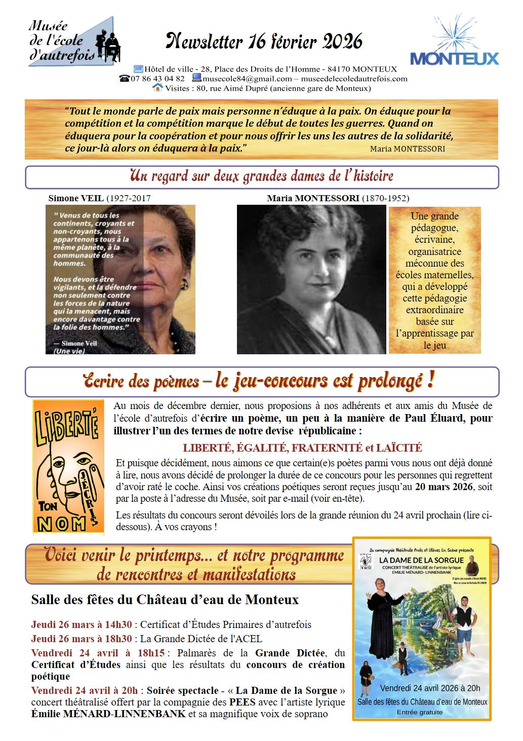 newsletter janvier-février 2026